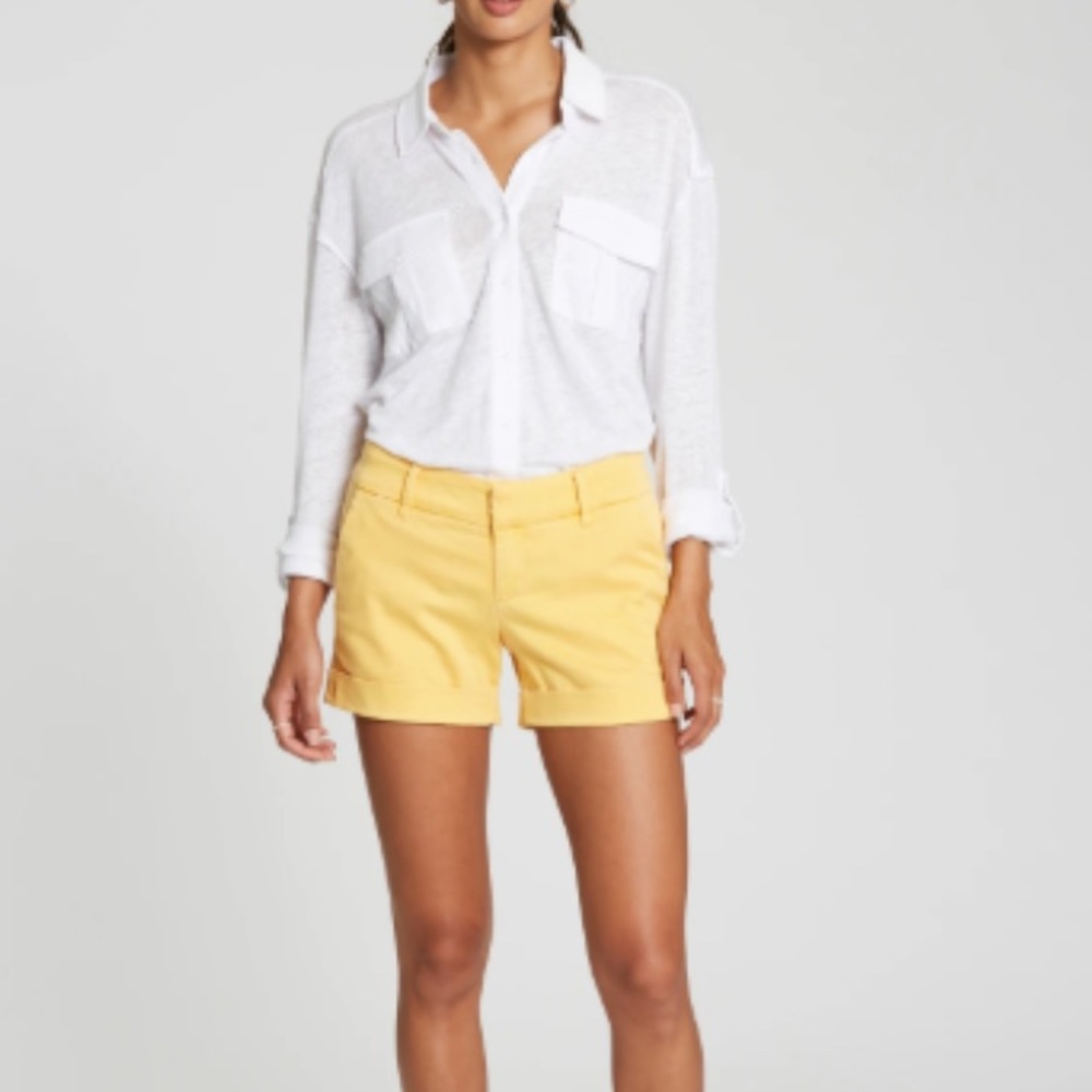 MNG Lemon Chino Shorts Size 2